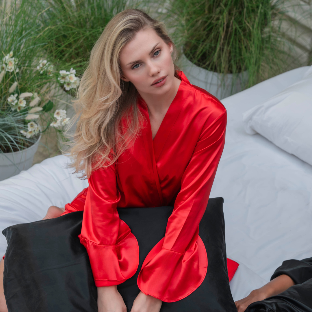 Nighty-Night Beauty Pure Silk Robe